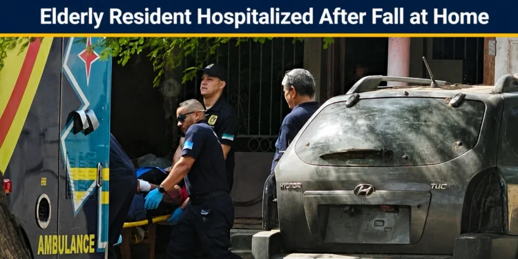 elderly resident hospitalized