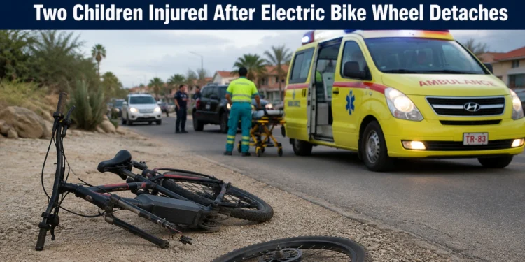 Two Children Injured After Electric Bike Wheel Detaches electric bike