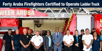 forty aruba firefighters