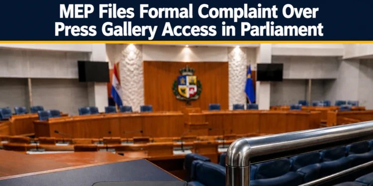 MEP Files Formal Complaint Over Press Gallery Access in Parliament gallery access