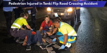 Pedestrian Injured in Tanki Flip Road Crossing Accident