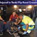 Pedestrian Injured in Tanki Flip Road Crossing Accident