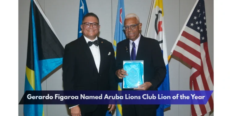 Gerardo Figaroa Named Aruba Lions Club Lion of the Year Gerardo Figaroa Named Aruba Lions Club Lion of the Year