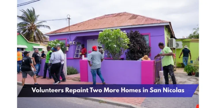 Volunteers Repaint Two More Homes in San Nicolas Volunteers Repaint Two More Homes in San Nicolas