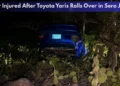 Driver Injured After Toyota Yaris Rolls Over in Sero Janchi