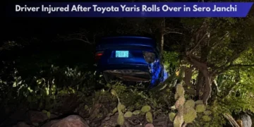 Driver Injured After Toyota Yaris Rolls Over in Sero Janchi