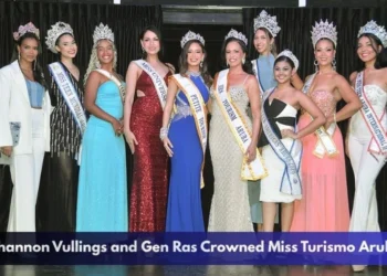 Shannon Vullings and Gen Ras Crowned Miss Turismo Aruba