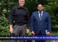 John Hart Meets Dutch National Police on Aruba Security John Hart Meets Dutch National Police on Aruba Security