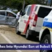 Pickup Crashes Into Hyundai Eon at Bubali Roundabout Pickup Crashes Into Hyundai Eon at Bubali Roundabout