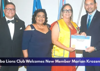 Aruba Lions Club Welcomes New Member Marian Krozendijk