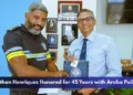 Jonathan Henriquez Honored for 45 Years with Aruba Police