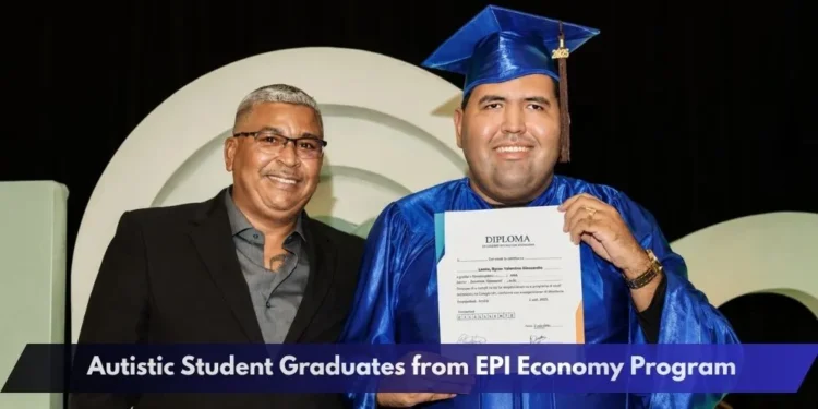 Autistic Student Graduates from EPI Economy Program