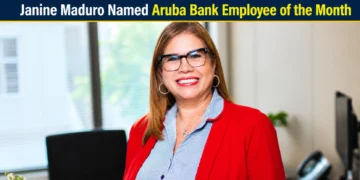 Janine Maduro Named Aruba Bank Employee of the Month janine maduro