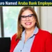 Janine Maduro Named Aruba Bank Employee of the Month janine maduro