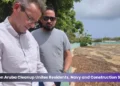 mabon aruba cleanup unites residents, navy and construction sector