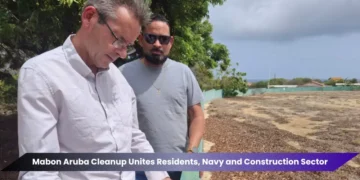 mabon aruba cleanup unites residents, navy and construction sector