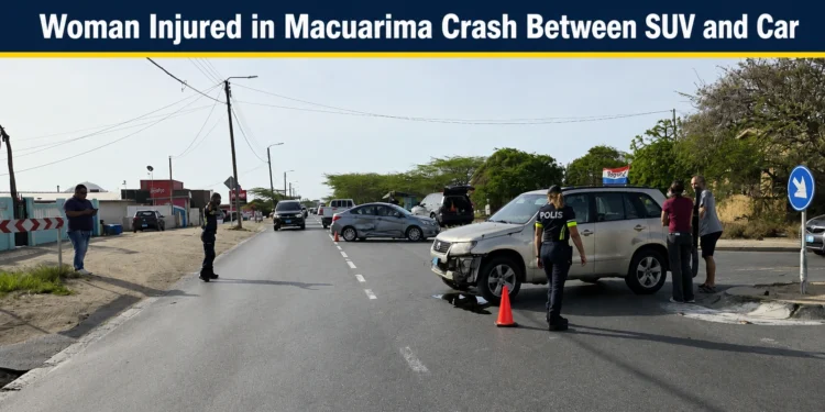 Woman Injured in Macuarima Crash Between SUV and Car macuarima crash between suv and car