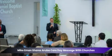 mike eman shares aruba care day message with churches