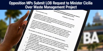 Opposition MPs Submit LOB Request to Minister Cicilia Over Waste Management Project minister cicilia