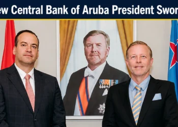 new central bank of aruba president sworn in