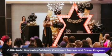 oaba aruba graduates celebrate vocational success and career progress