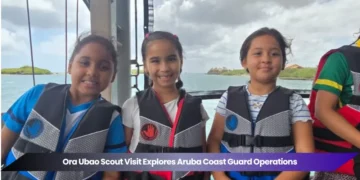 ora ubao scout visit explores aruba coast guard operations