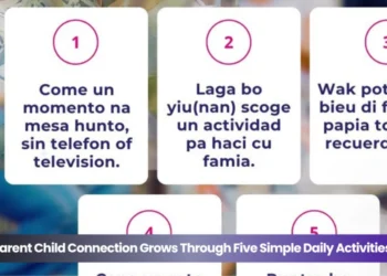 parent child connection grows through five simple daily activities
