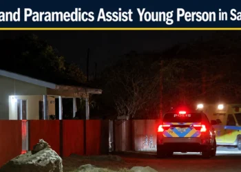 police and paramedics