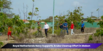 royal netherlands navy supports aruba cleanup effort in mabon