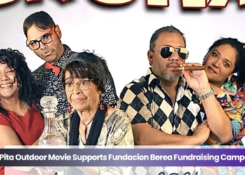 sero pita outdoor movie supports fundacion berea fundraising campaign