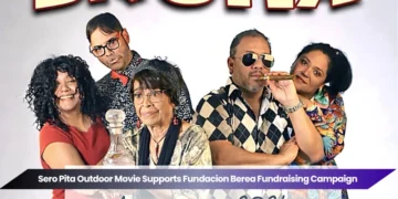 sero pita outdoor movie supports fundacion berea fundraising campaign