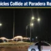 two vehicles collide
