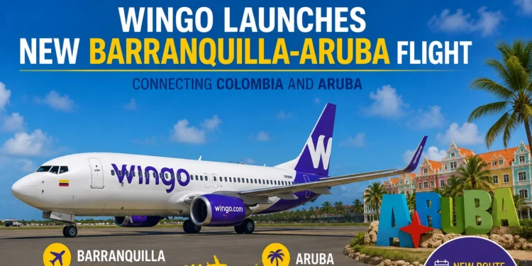 wingo launches new barranquilla aruba flight