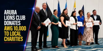 Aruba Lions Club Donates AWG 10,000 to Local Charities