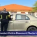 Police Conduct Vehicle Document Checks in Noord Police Conduct Vehicle Document Checks in Noord