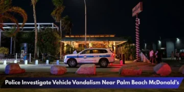 Police Investigate Vehicle Vandalism Near Palm Beach McDonald's