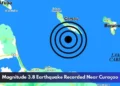Magnitude 3.8 Earthquake Recorded Near Curaçao