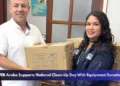 WEB Aruba Supports National Clean-Up Day With Equipment Donation