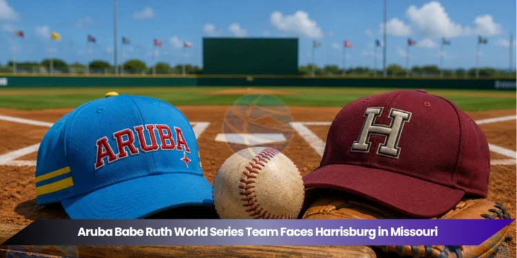 aruba babe ruth world series team faces harrisburg in missouri