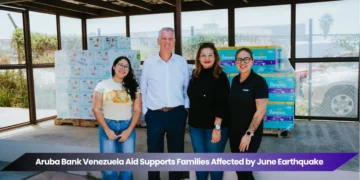 aruba bank venezuela aid supports families affected by june earthquake