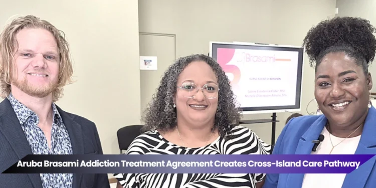 aruba brasami addiction treatment agreement creates cross island care pathway
