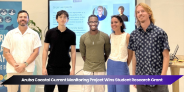 aruba coastal current monitoring project wins student research grant