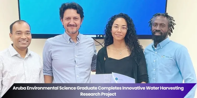 Aruba Environmental Science Graduate Completes Innovative Water Harvesting Research Project aruba environmental science graduate completes innovative water harvesting research project
