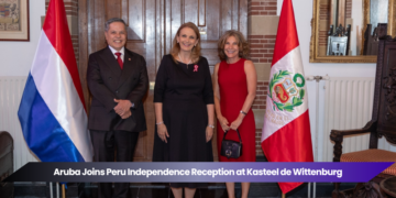 aruba joins peru independence reception at kasteel de wittenburg