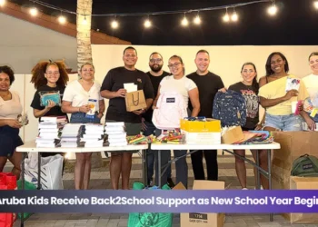 aruba kids receive back2school support as new school year begins