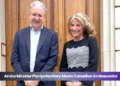 aruba minister plenipotentiary meets canadian ambassador