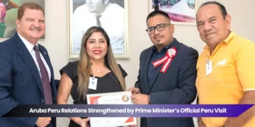 aruba peru relations strengthened by prime minister’s official peru visit