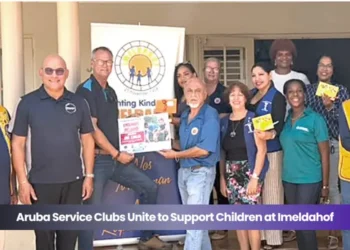 aruba service clubs unite to support children at imeldahof