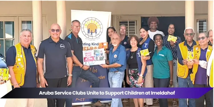 aruba service clubs unite to support children at imeldahof