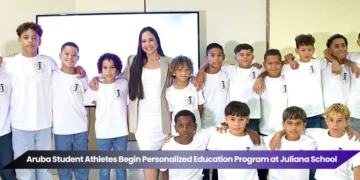 aruba student athletes begin personalized education program at juliana school